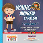 Young Andrew Carnegie in Giving Back - a Young Series Bilingual Children's Book